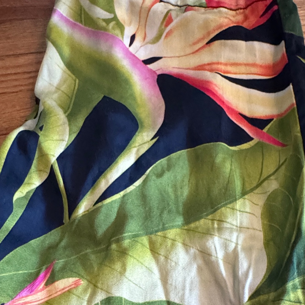 Floral Print Wide Leg Pants - Picture 2 of 3
